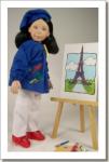 Affordable Designs - Canada - Leeann and Friends - Painting in Monmartre - Doll